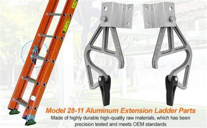 Are there replacement parts for an extension ladder?