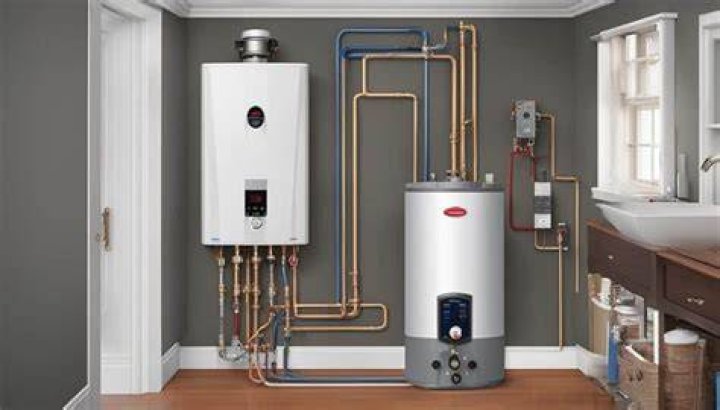Can an electric water heater give off gas?