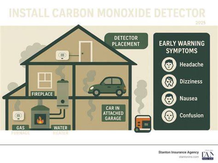 Can heat cause carbon monoxide detector go off?