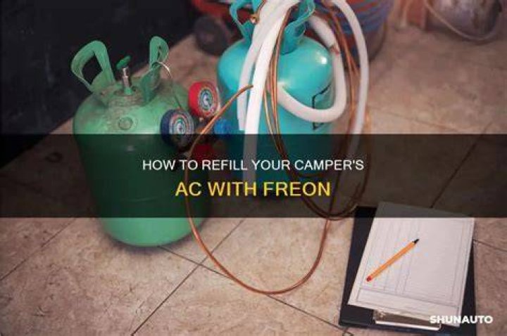 Can you add freon to a camper air conditioner?
