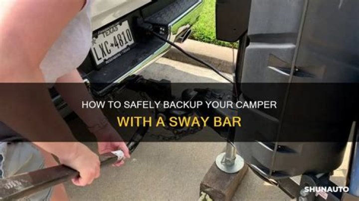 Can you back up with sway bars on?