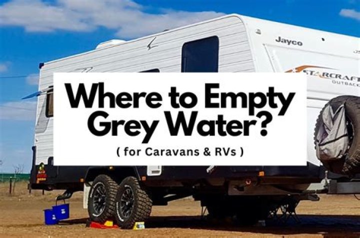 Can you drain RV grey water on the ground?