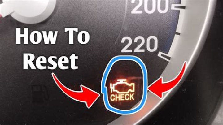 Can you reset your check engine light?