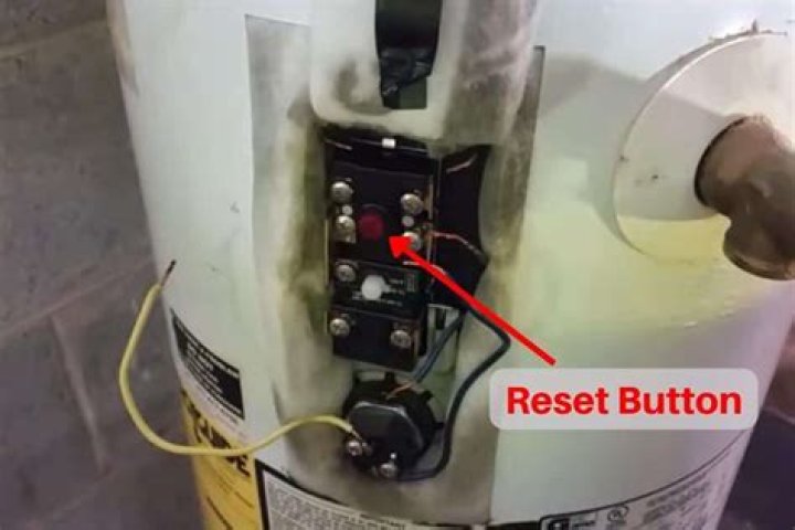 Do electric hot water tanks have reset buttons?