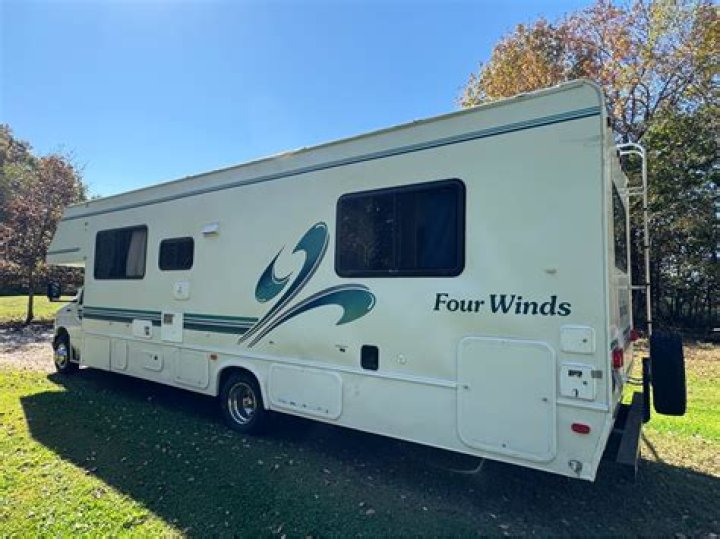 How big is a four winds motorhome trailer?