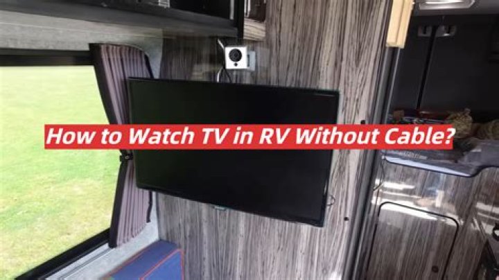 How can I watch TV in my RV with an antenna?