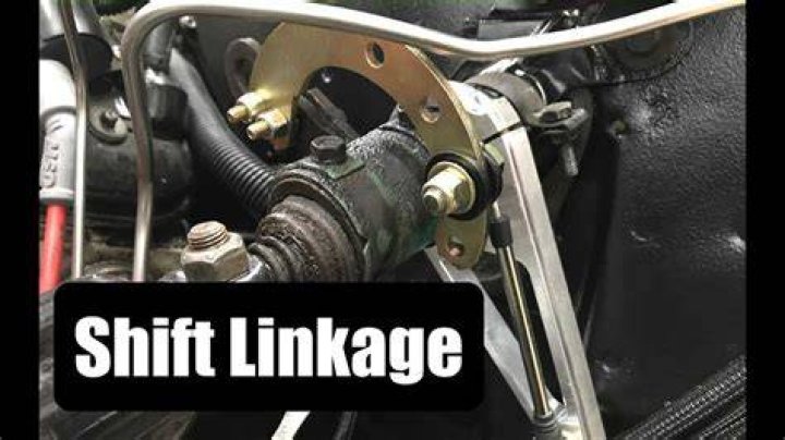 How do I adjust the column shift linkage?