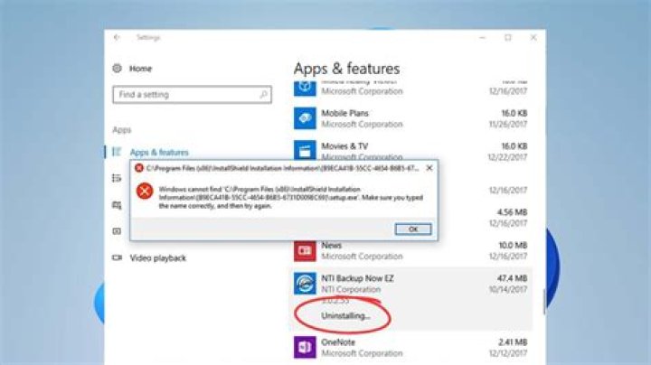 How do I force a program to uninstall from Control Panel?