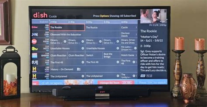 How do I lock my dish Network receiver?