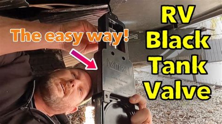How do you empty the black tank on an Airstream?