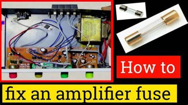 How do you fix an amp that keeps blowing fuses?