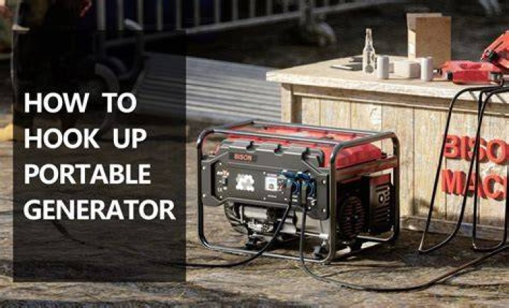 How do you hook up a generator to an old RV?