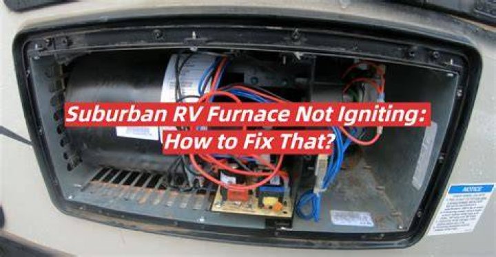 How do you remove a furnace from a suburban RV?