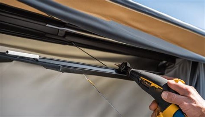 How do you remove an awning from a RV?
