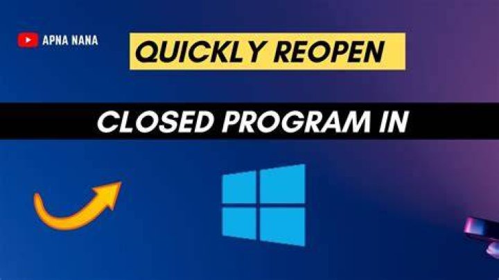 How do you reopen a closed slide?