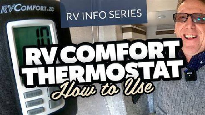 How do you reset an RV comfort thermostat?