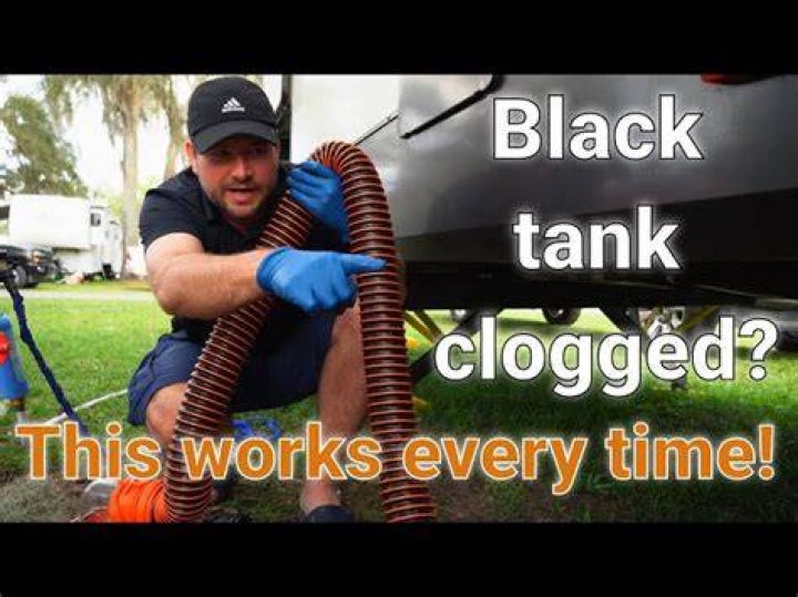 How do you unfreeze a black water tank?