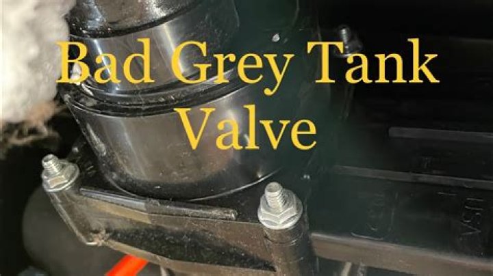 How do you unfreeze a GREY water tank valve?