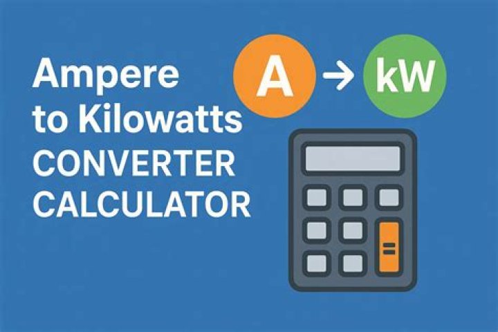 How to convert kW to amps in a calculator?
