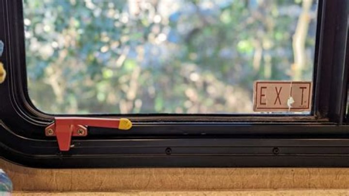 Is it important to have an emergency exit window in an RV?