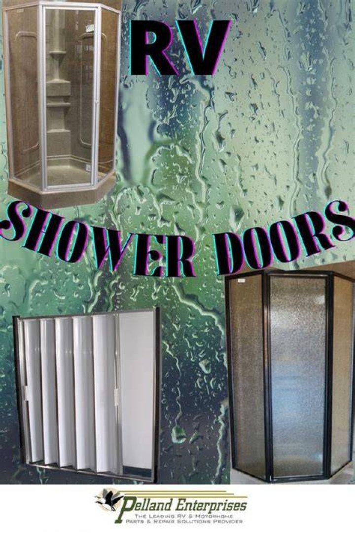 What are RV shower doors made of?