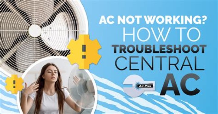 What can I do if my AC is not working in my living room?