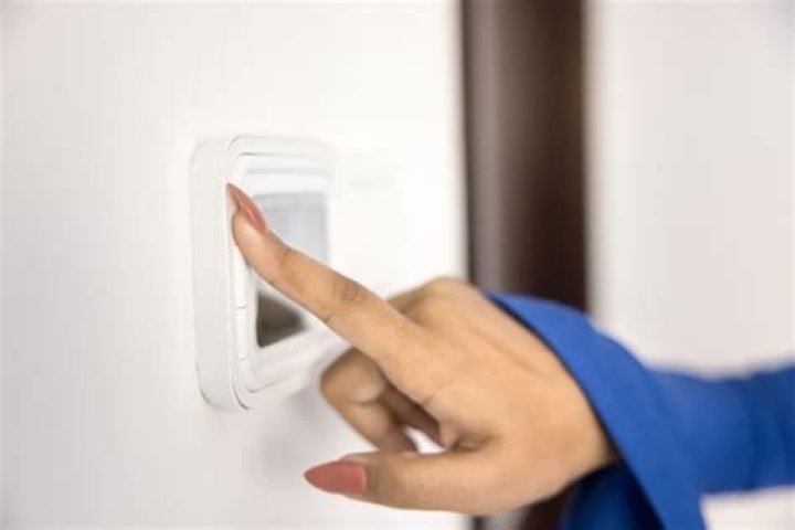 What do you do when your thermostat goes blank?