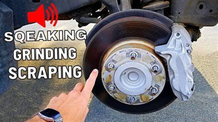 What does it mean if I hear scraping When I brake?