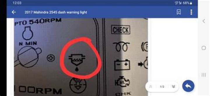 What does the check light mean on my RV refrigerator?