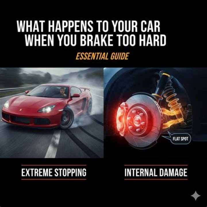 What happens when you hit the brakes too hard?