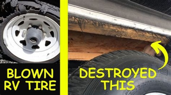 What kind of damage can a tire blowout cause?