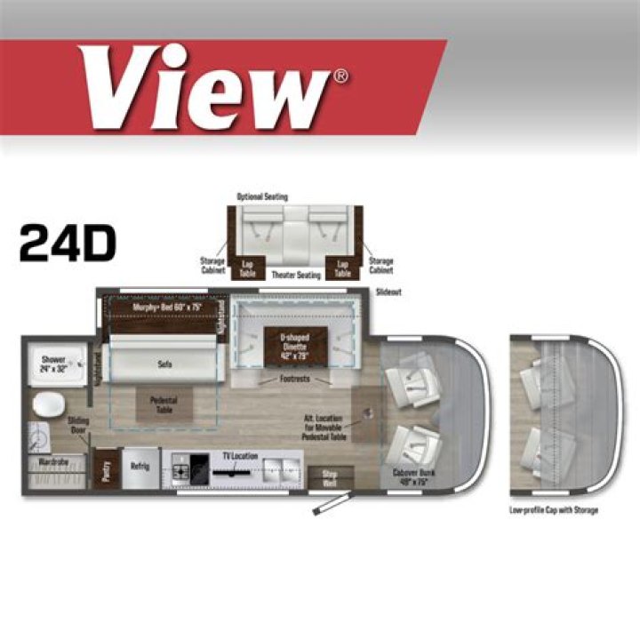 What kind of floorplan does Winnebago come in?
