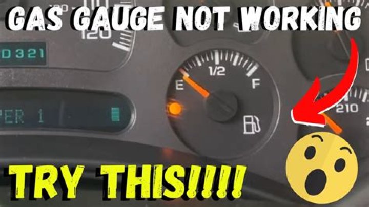 What should I do if my gas gauge is not working?