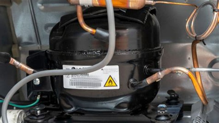 What should I do if my refrigerator compressor is making noise?