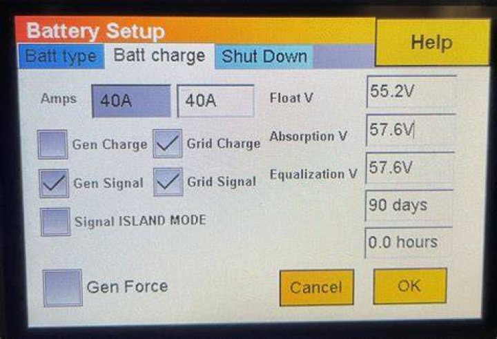 What should I do if my RV battery is not charging?