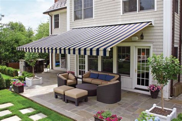 What side should an awning go on?
