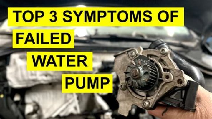 What to do if you have a faulty water pump?