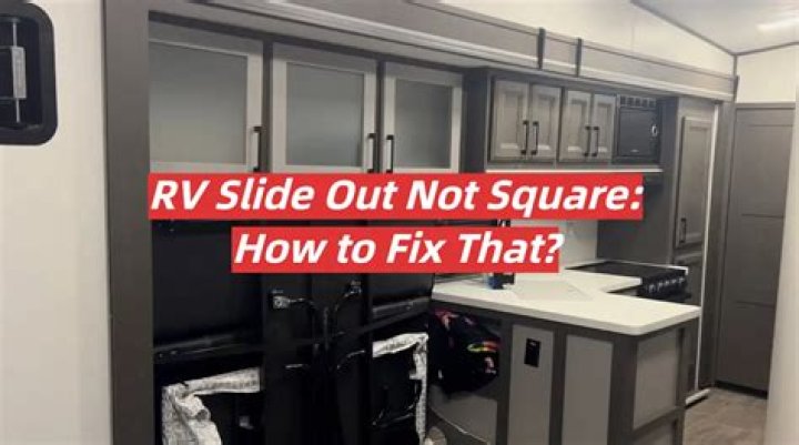 What to do if your slide out is not working?