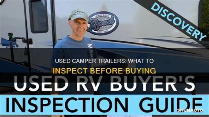 What to look for when buying a used camper trailer?