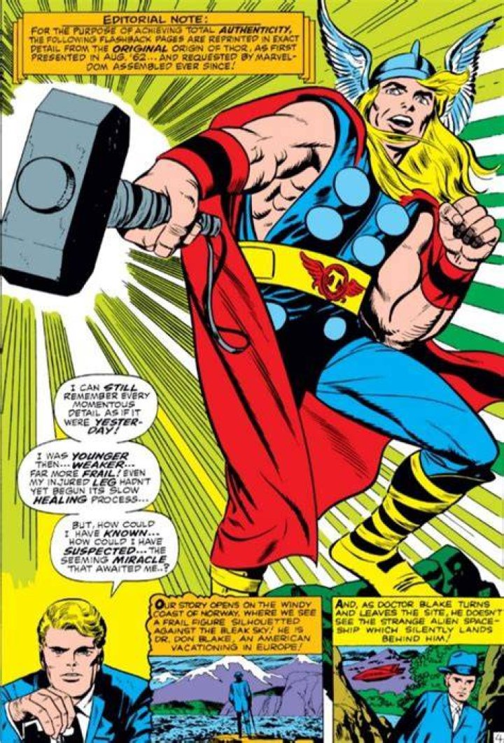 When did Thor first appear in a comic?