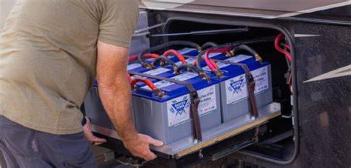 When to remove the batteries from an RV?