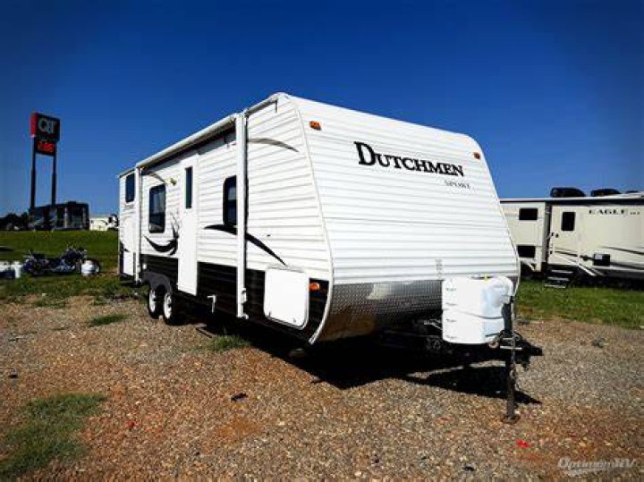 When was the first Dutchmen travel trailer made?