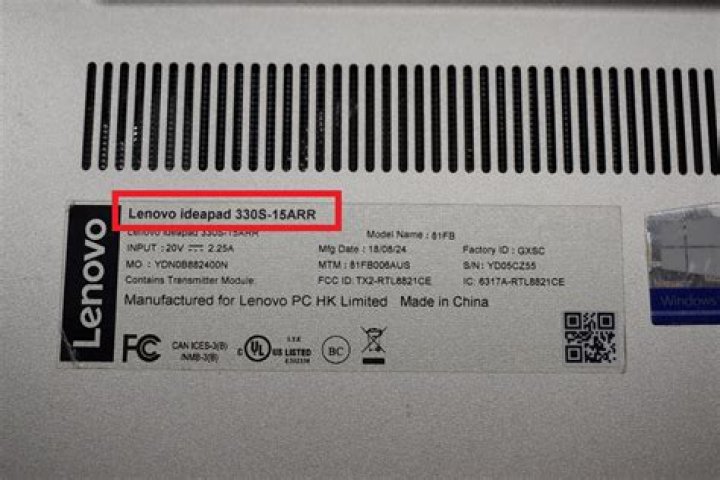 Where do I find the model number on my power supply?