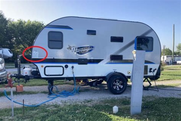Where is the VIN number on a Flagstaff camper?