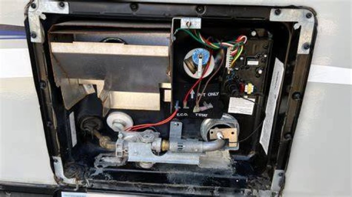 Where is the water heater switch in an Airstream?