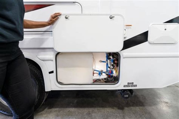 Where is the water tank on a Roadtrek 190?