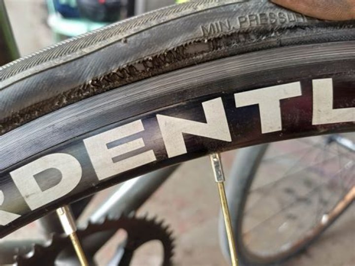 Why did my rear tire explode on my bike?