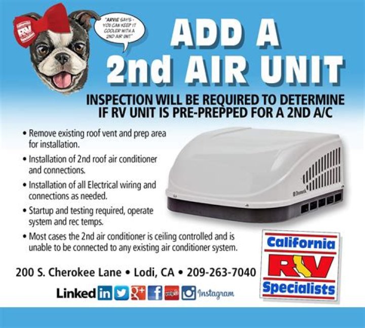 Why do I need Two air conditioners in my RV?