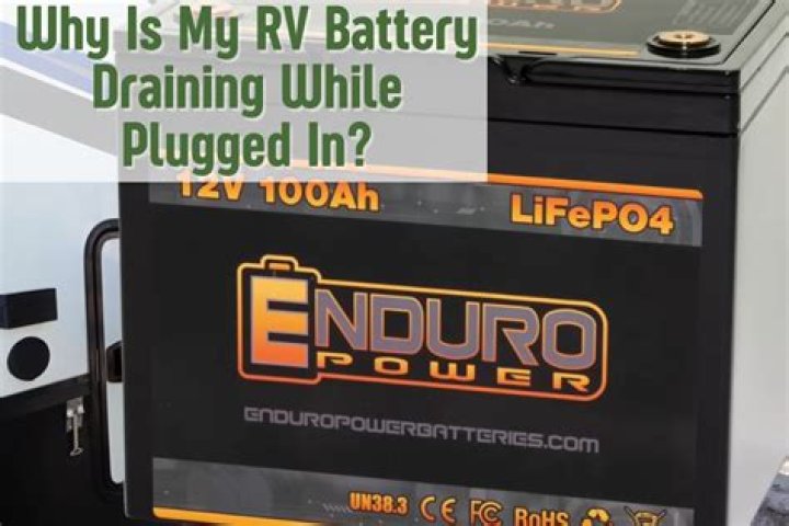 Why does my battery keep draining in my RV?