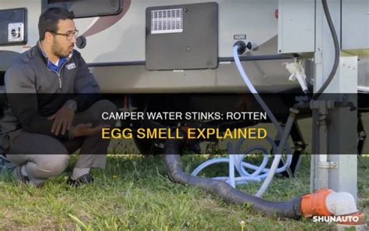 Why does my camper water smell?